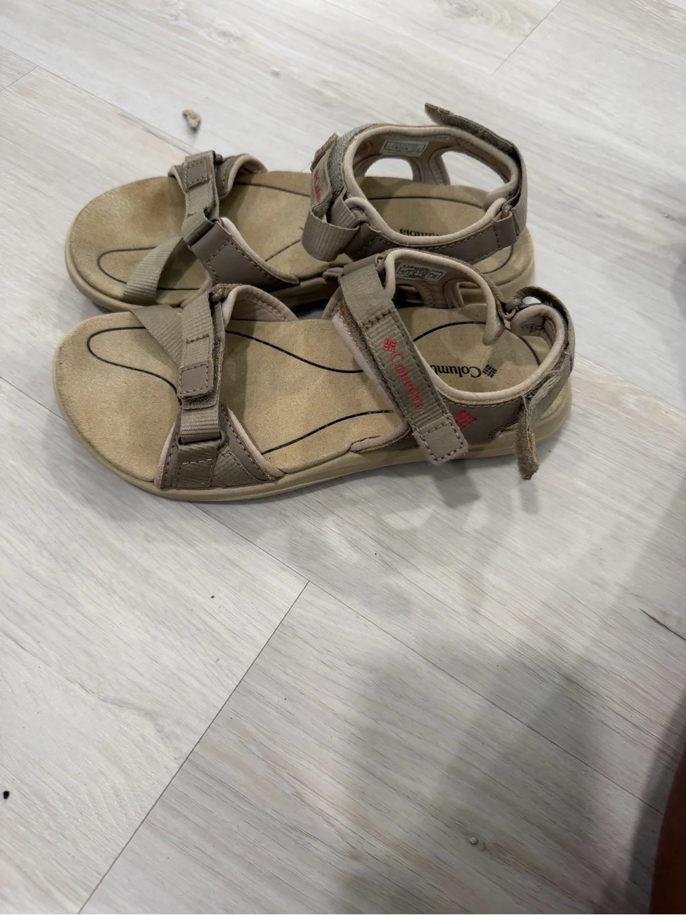 Columbia Kids Tan Strapped Outdoor Sandals